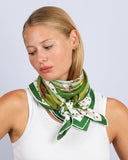 Foulard de soie Roseline d'Oreye 90cm