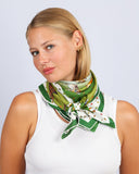 Foulard de soie Roseline d'Oreye 90cm
