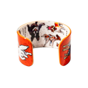Dog Notebook - Orange (white)