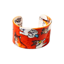 Dog Notebook - Orange (white)