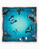 Poésie de Papillons - Bleu