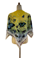 Papillon Bleu Ciel et Jaune